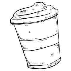 ice cup handdrawn illustration 