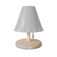 3d blue table lamp