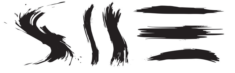 手書きのブラシストローク