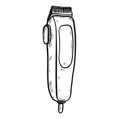 trimmer handdrawn illustration 