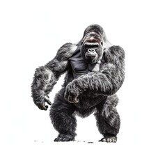 Gorilla white background