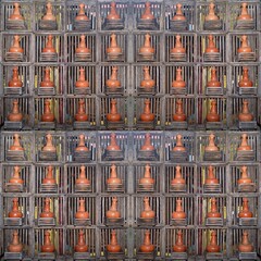 terracotta gondola texture background