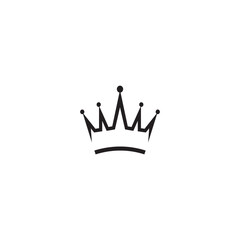 Simple Design Vector Logo Crown
