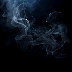 smoke, White fog or mist on dark background. Special effect composition.