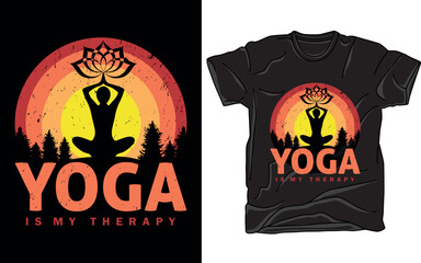 Yoga T shirt Design