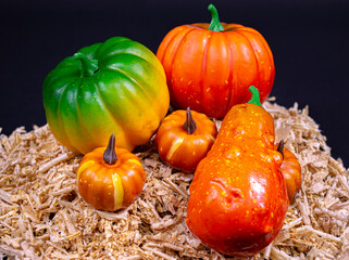Calabazas para la ofrenda de día de muertos
