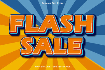 Flash Sale Editable Text Effect 3d Emboss Style
