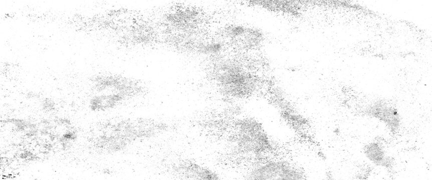 Vector subtle halftone grunge urban texture, distressed black texture, distress overlay texture, dust and scratches grain texture on white and black transparent background.