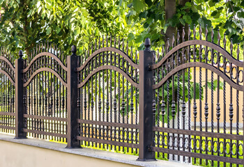 Wrought Iron Fence. Metal fence 