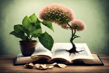 book with tree
