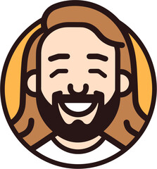 웃고 계신 예수님_남자