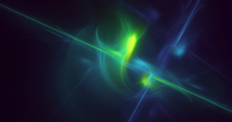 3D manual rendering abstract fantasy light fractal background