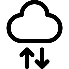 Upload icon symbol vector image. Illustration of storage data upload downloading transfer file design image