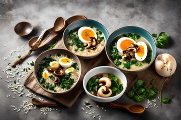 Obraz na płótnie Canvas soup with mushrooms and vegetables