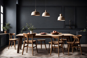 Modern and Traditional Kitchen Stock Images