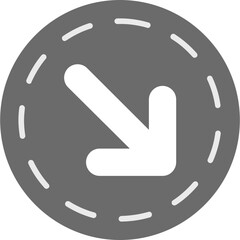 Down Right Arrow Icon