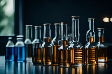 Controlled Production of Pharmaceutical Glass Bottles with Stock Photos