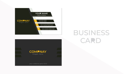 Simple minimal business card template.