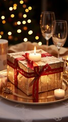 Fototapeta premium Gift Idea for different occation such as New year, Valantines day, Christmass day, Anniversary etc