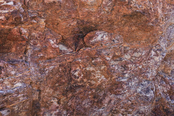 Volcanic rocks, Ignimbrite with Jarosite and Goethite in Almeria