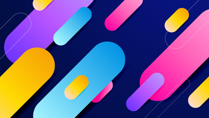Colorful colourful vector abstract background with geometric shapes