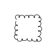 Doodle Frame And Border Elements Hand Drawn