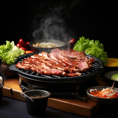 AI-generated samgyeopsal