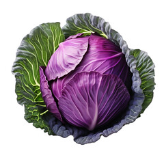 Red cabbage clip art