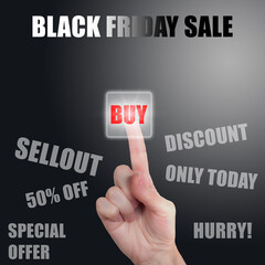 Black Friday sale and discounts concept
