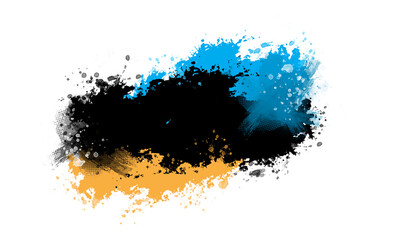 Ink splat Long Background Transparent Shape Easy to type text or photos