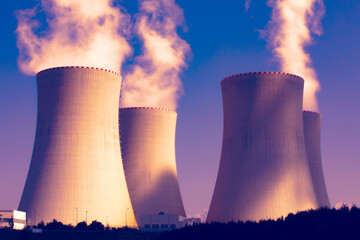 Nuclear power plant Temelin in Czech Republic Europe
