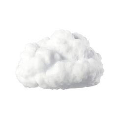 White cloud isolated on transparent background,transparency  - obrazy, fototapety, plakaty