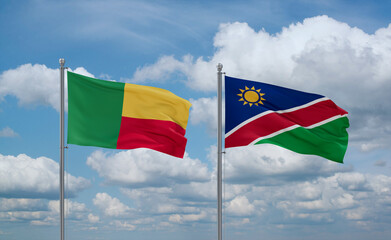 Namibia and Benin, country relationship concept
