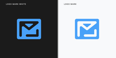 Mail Logo Template In Vector Icon Illustration Design.