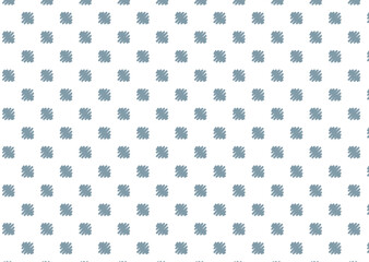 Fototapeta premium クレヨンタッチ スクエア ドット 水玉模様 シームレスパターン/グレー