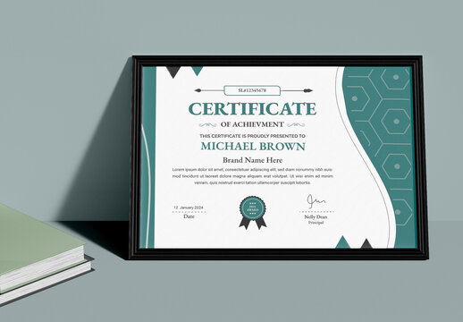 Certificate of Appreciation Layout