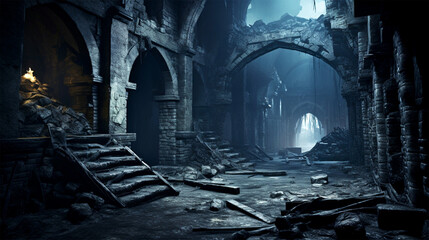Fototapeta premium spooky Halloween background