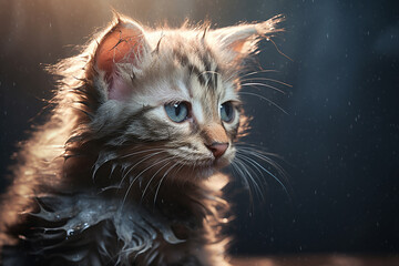 Gatito abandonado