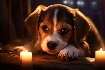 Perrito triste