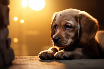Perrito triste