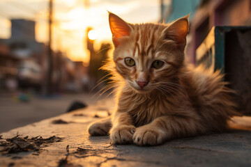 Gatito abandonado