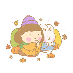 girl in autumn 