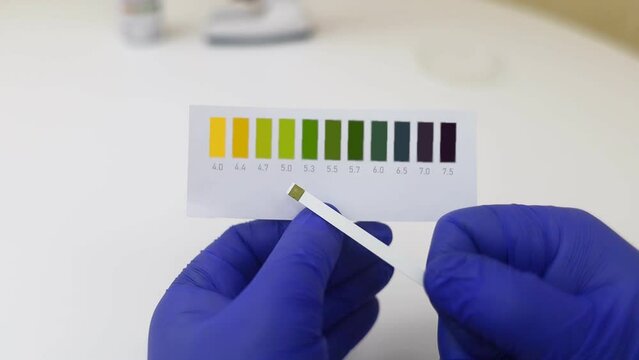 Bacterial Vaginosis. Vaginal pH. Diagnostic. Scale by which you can measure whether acidity normal or not. Normal acidity level shown in colors and must be compared with standard. Laboratory and home