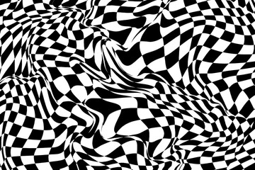 Abstract checkered pattern seamless movement background