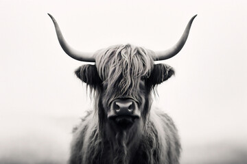 Cow horn highlands nature scotland animal