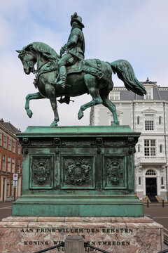  Statue of Frederick William I in Hague, Prince of Orange-Nassau first king of the Netherlands