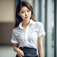25 year old beautiful Korean woman, Generative AI,