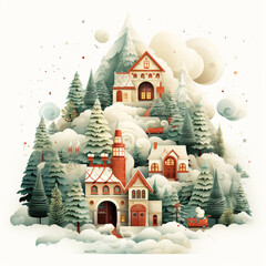 Christmas houses