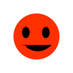 Emoticon icon vector
