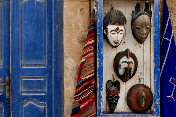 Essaouira, antica città fortificata sull'oceano. Marocco